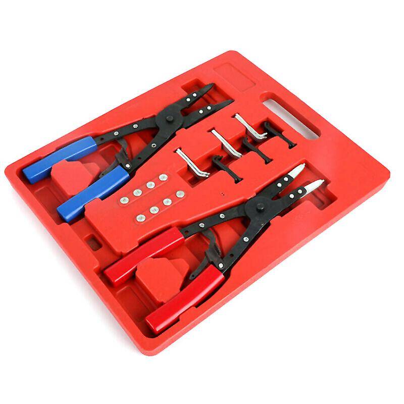 2 Pc.10 Inch Ratchet Type Circlip Remover Installer Snap Ring Pliers
