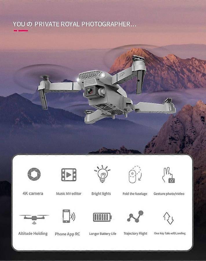 E88 WiFi Remote Control Drone