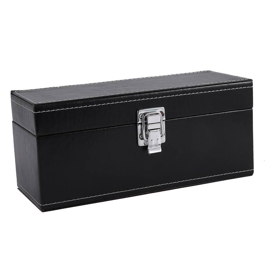 Storage Box Coin Slab Jewelry Pu Compound Plywood Style Bundle Coins