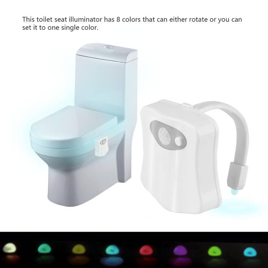 Stock from 6//8 Colors Toilet Light