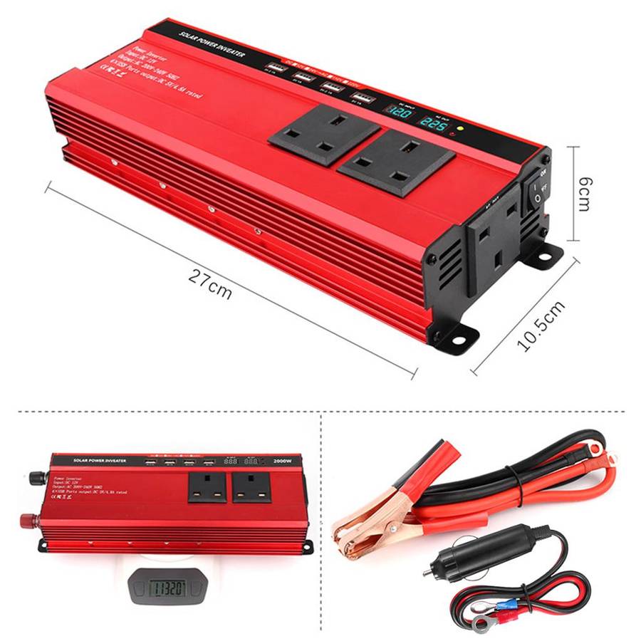 5000w power inverter DC12/24v AC 110/220v