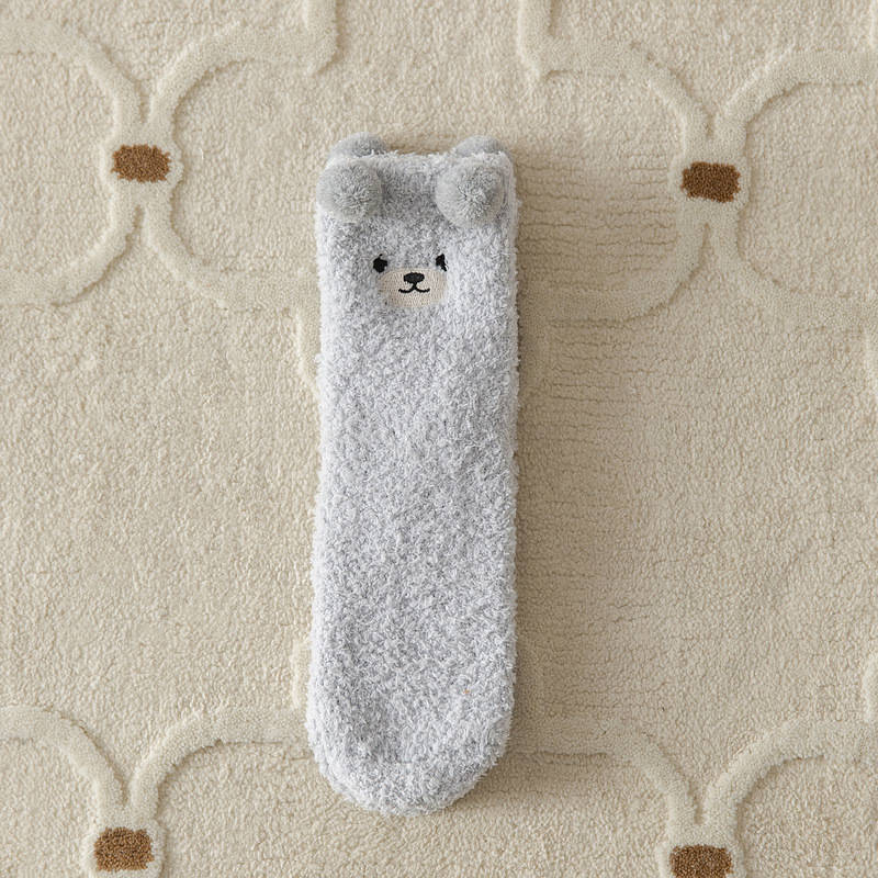 1Pairs Sock Cat Black Pair  One Size