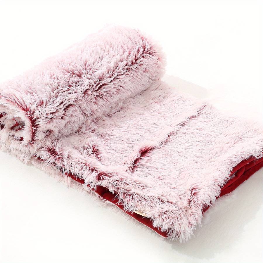 1ps Blanket Color Bicolor Purple size 130x160cm