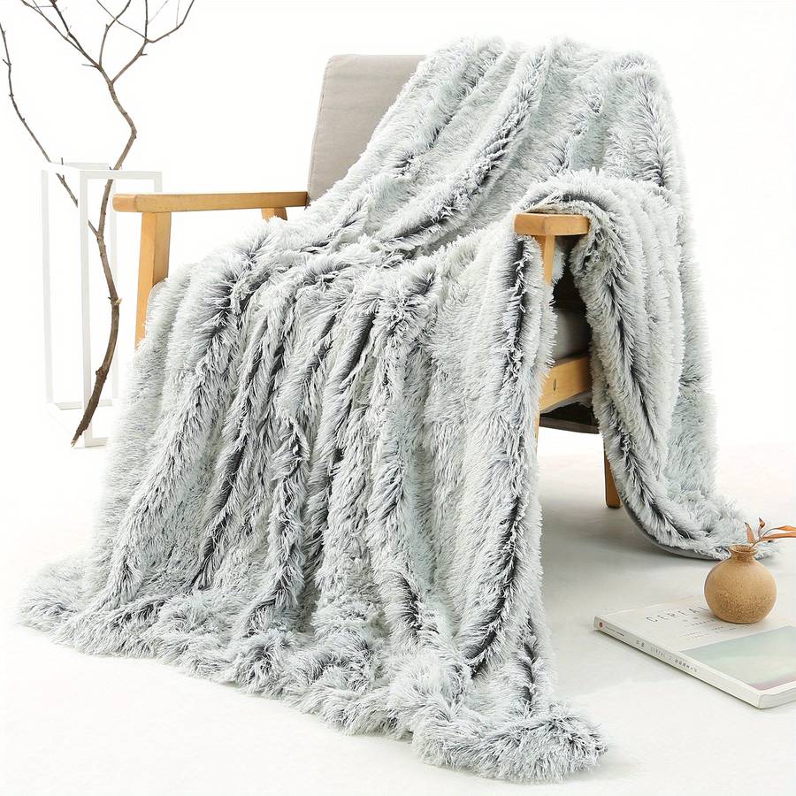 1ps Blanket Color Bicolor Purple size 130x160cm