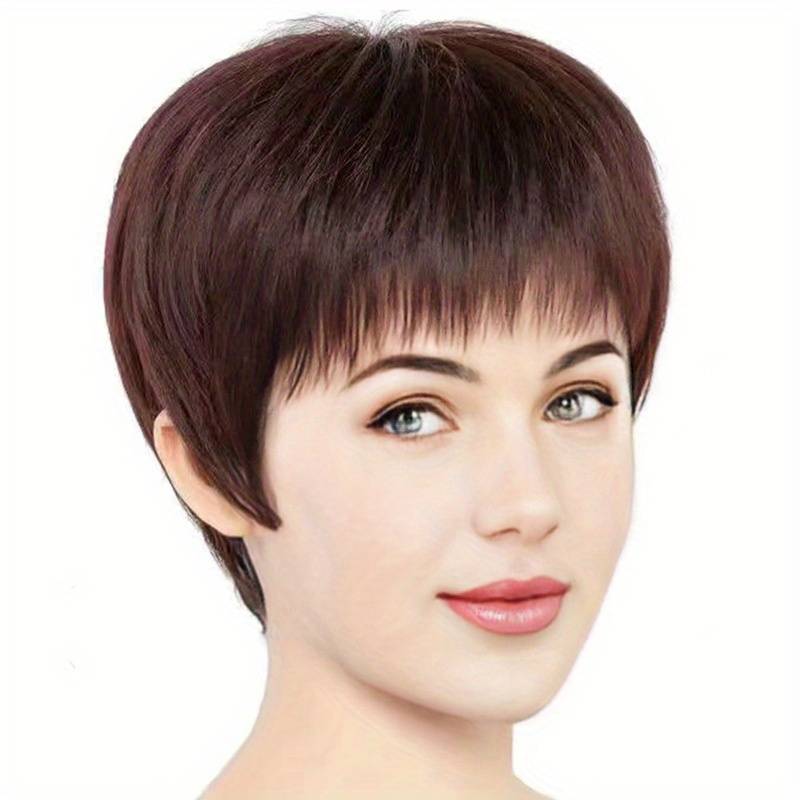 1Pc Light Brown 10.16cm Fashion Design Wig
