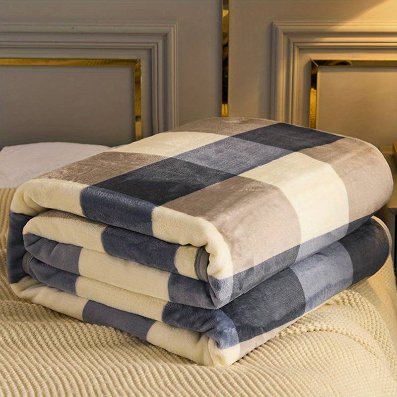 1ps Blanket Size 150X200Cm Style Color Block