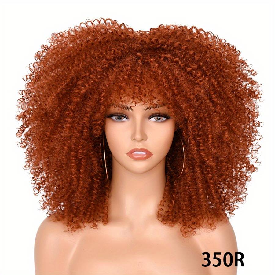 1Pc Coffee Color 40.64cm Fashion Design Wig