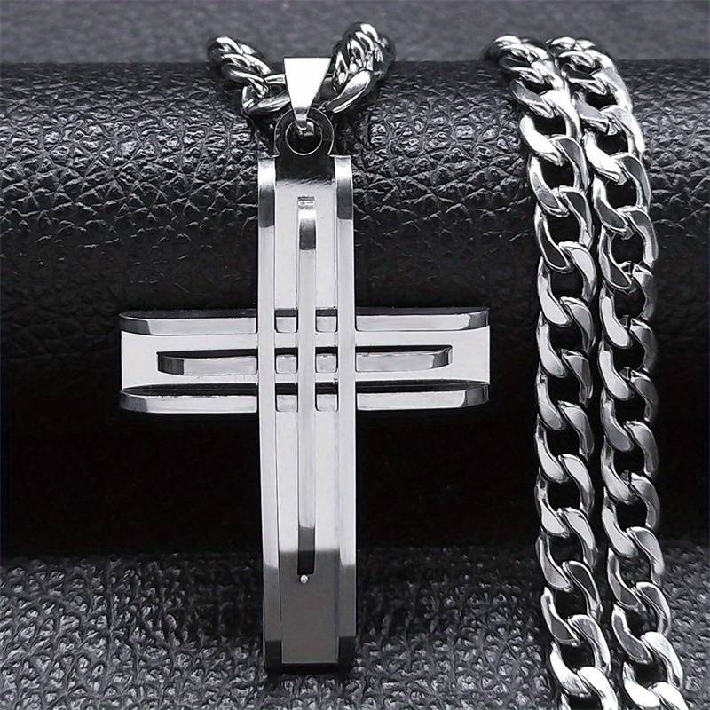 1 Piece Black Jesus Theme Pendant