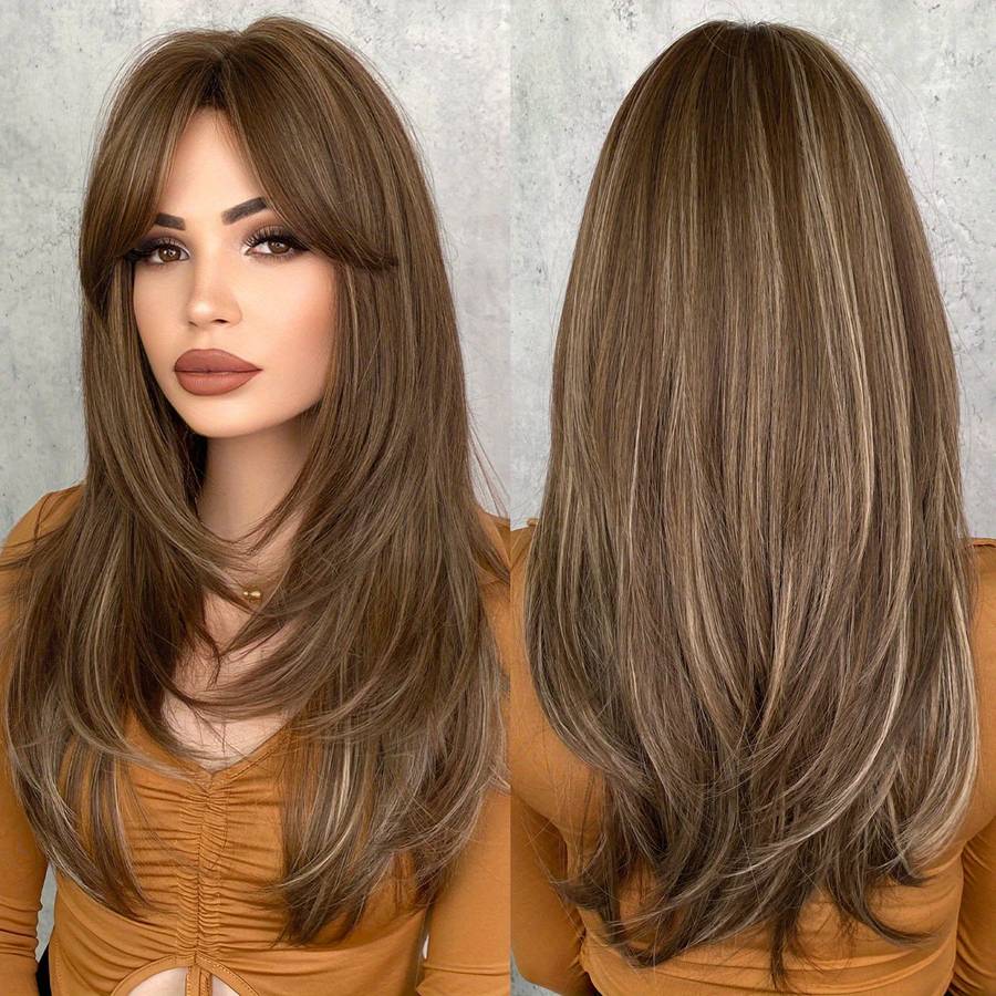 1Pc White Golden 60.96cm Fashion Design Wig