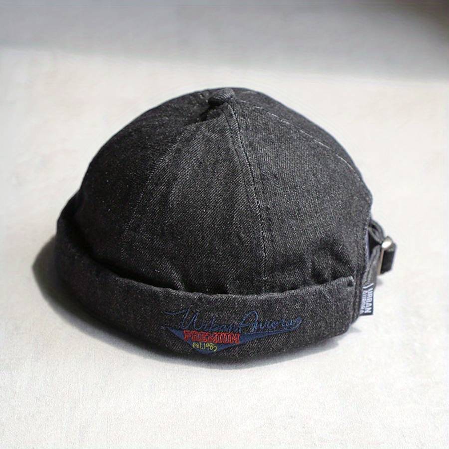 Sailor Brimless Caps Rolled Cuff Street Retro Fisherman Beanie Hat Cap