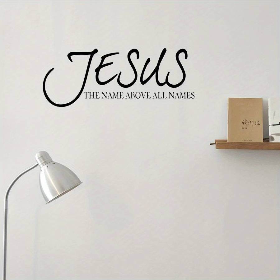 1pc Black Jesus Christian Themed Stickers