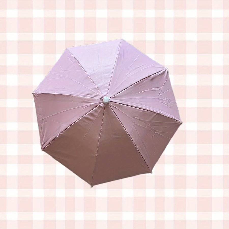 Multicolored Umbrella Hat With Hands-Free Design High Quality Sun Rain Protection