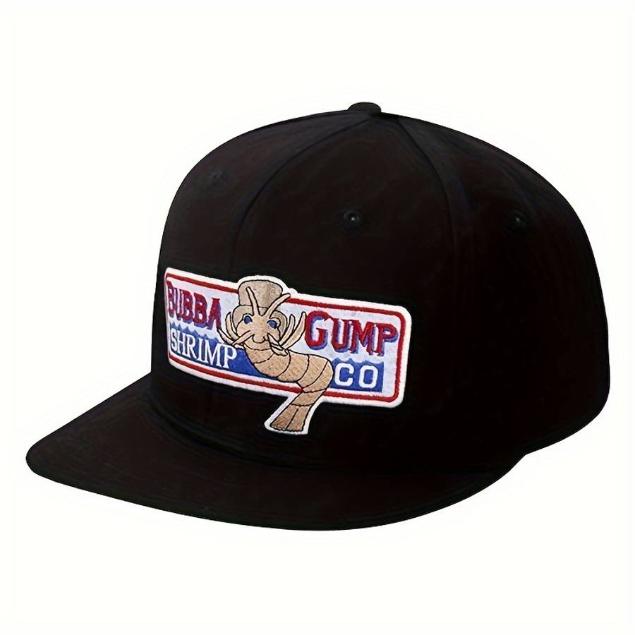 1 Men'S Forrest Gump-Inspired Shrimp Baseball Cap Adjustable Lightweight Polyester Uv Prote