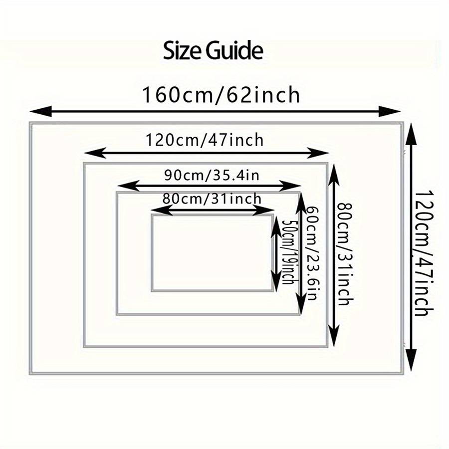 1Pc 47x63inch 120x160cm Floor Mat