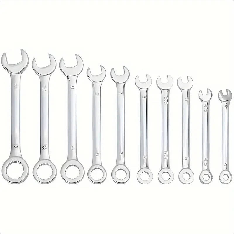 10-Piece Ratchet Wrench Set