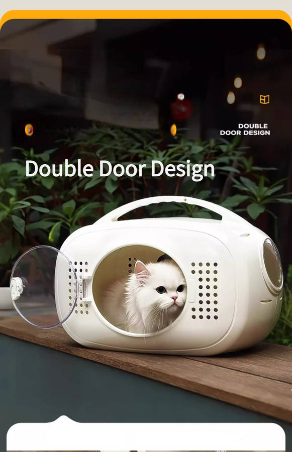 1pc White Pet Bag
