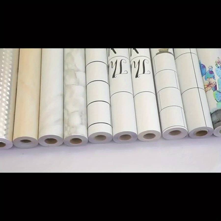 1PC Wall StickersThickened self adhesive kitchen countertop waterproof stickers Snow White 200x40cm