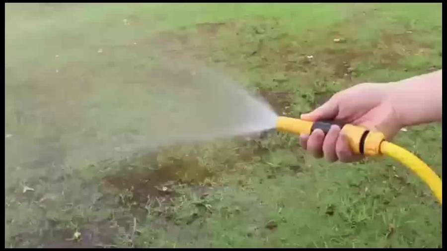 2Pcs Yellow And Black Hose Pipe Garden Nozzles
