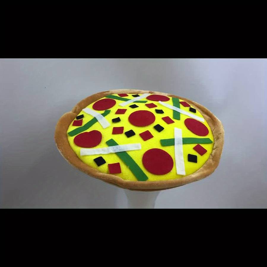 1pc Funky Pizza Hat for Parties Events Perfect for Christmas Halloween Thanksgiving Easter