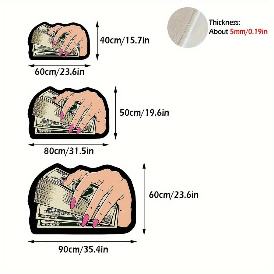 1Pc 19.69x31.49inch 50x80cm Floor Mat