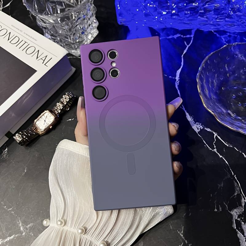 1pc Purple Gray For Samsung Galaxy S22 5G Phone Cases