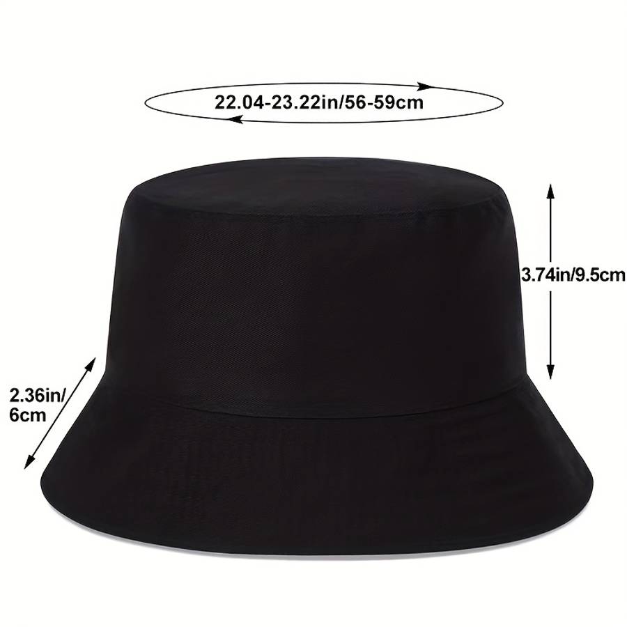 Solid Color Basin Pu Leather Hat Pu Leather Trendy Bucket Hat Classic Label Patch Solid Color