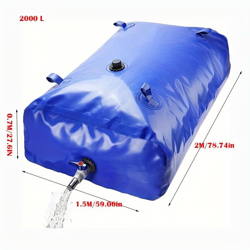 1Pc 3000L Water Container Portable Water Bag