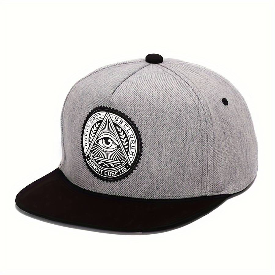 God'S Eye Pattern Embroidered Men'S Sunshade And Windproof Baseball Cap