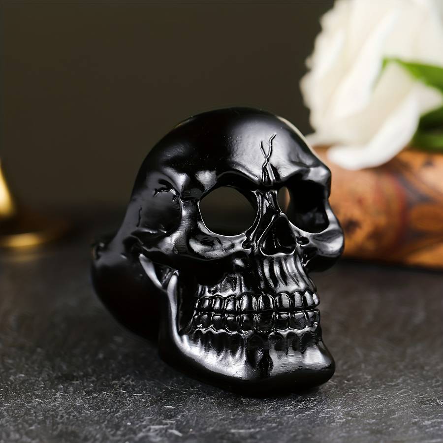 1pc Spooky Skull Ashtray Resin Halloween Decor for Indoor Outdoor Use Perfect for Home Office