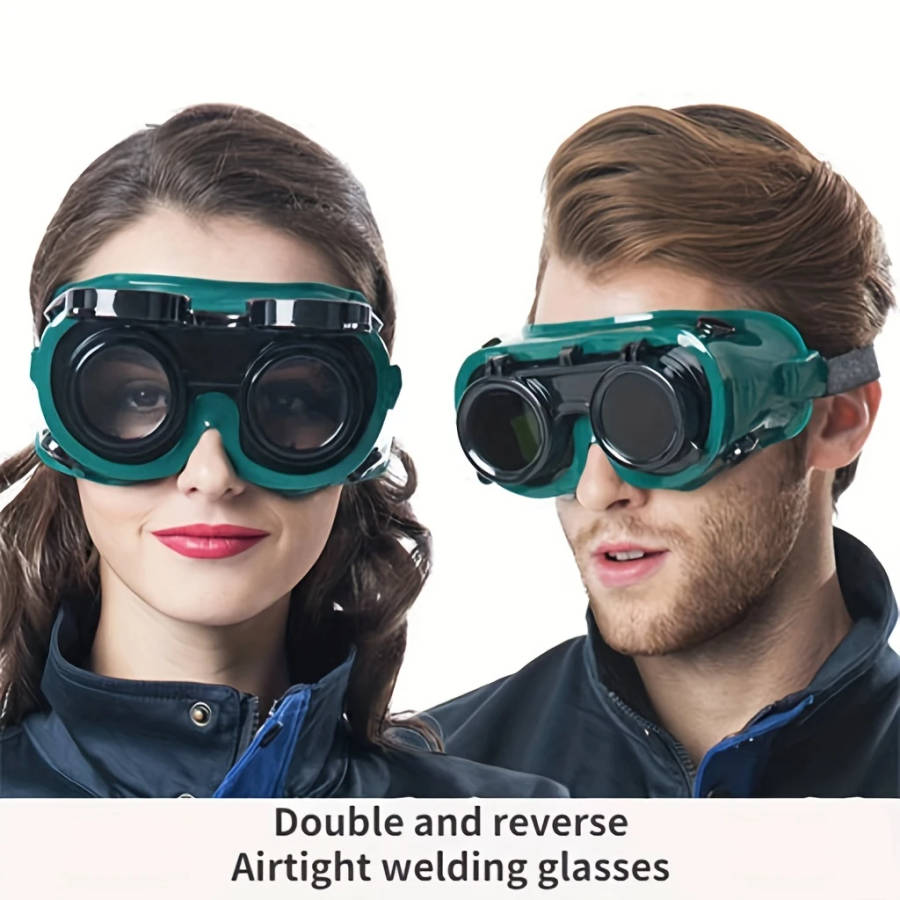 1pc Electric Welding Goggle Electric Welding Protective Goggles Welder's Strong Light Protective