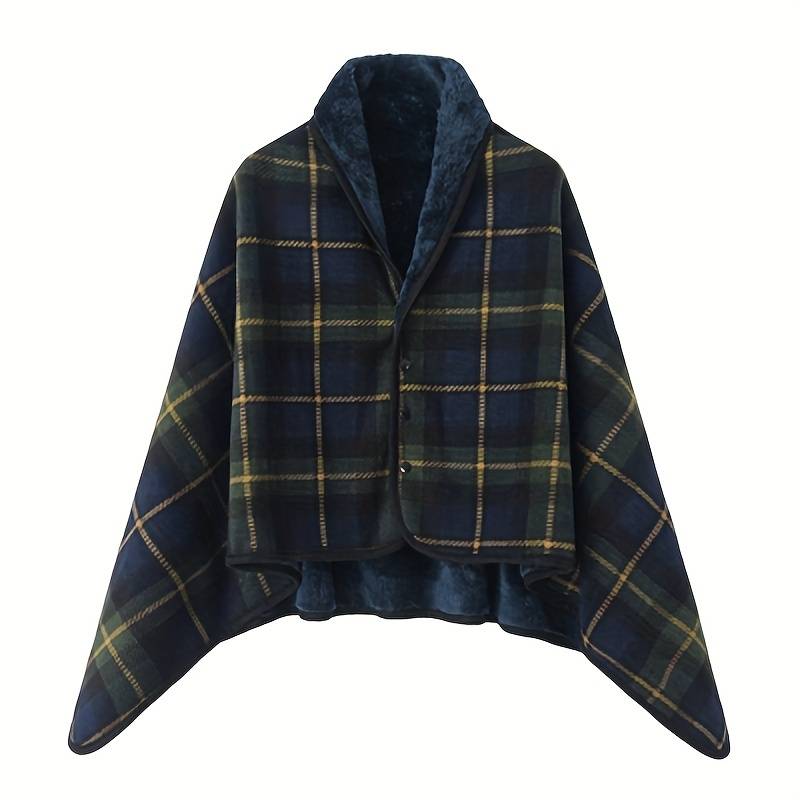 1ps Blanket Color YellowAndBrown Grids size 100x140cm