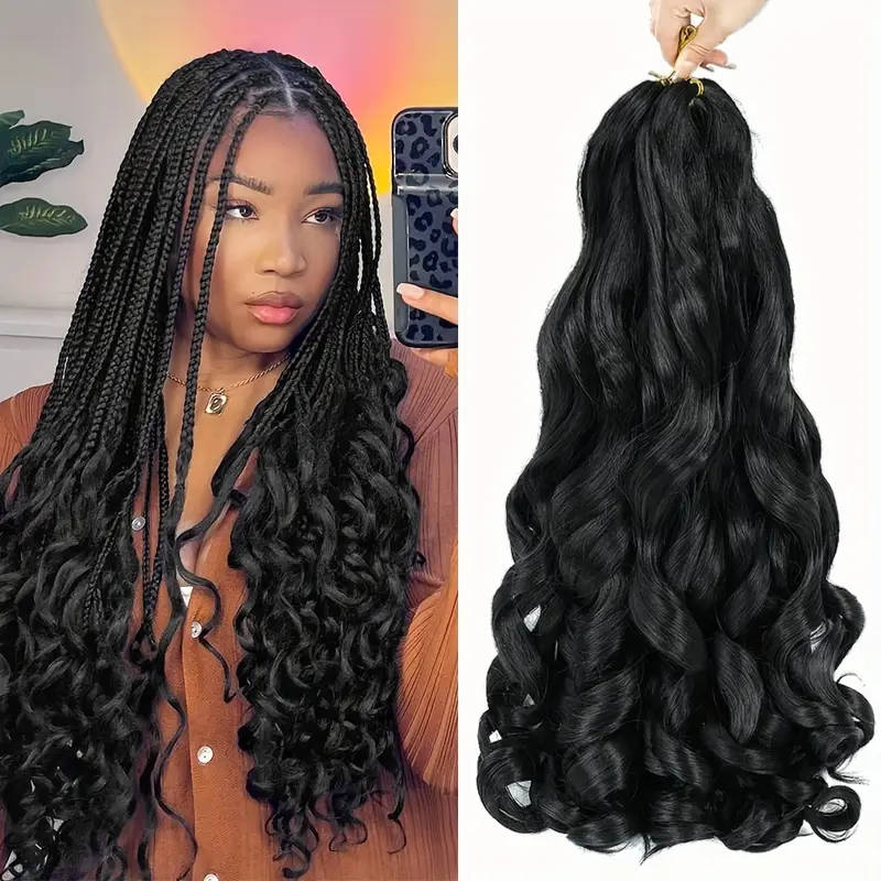 Crochet Hair French Curly Braiding Hair