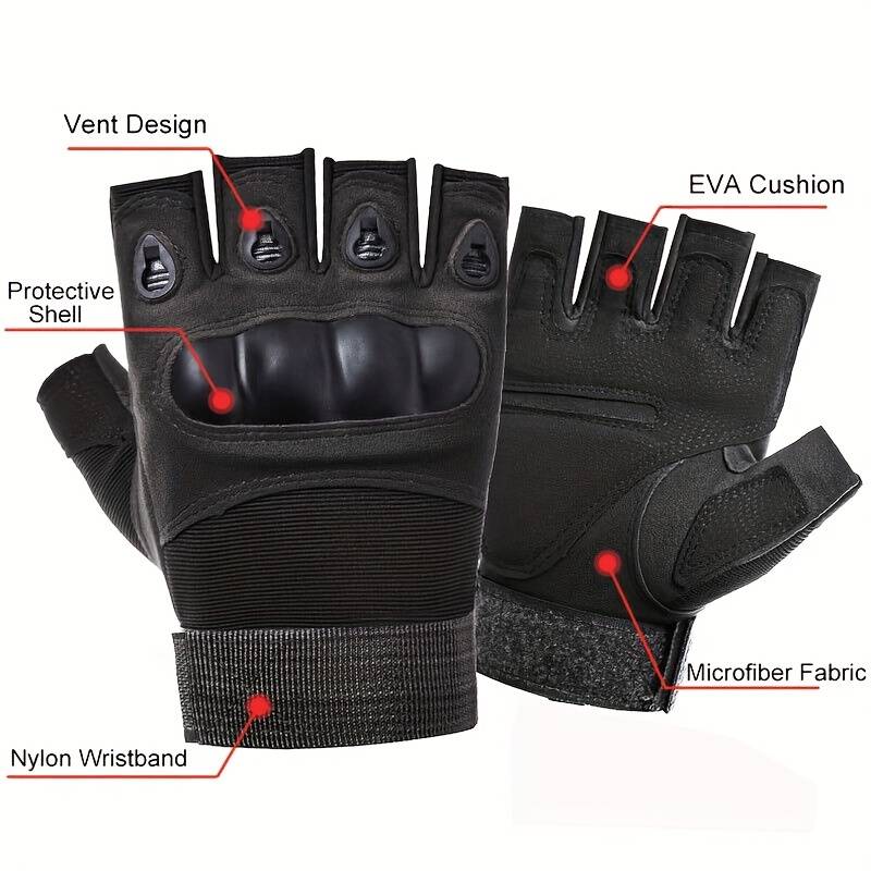 1 Pair Army Green Size L Outdoor Sports Gloves