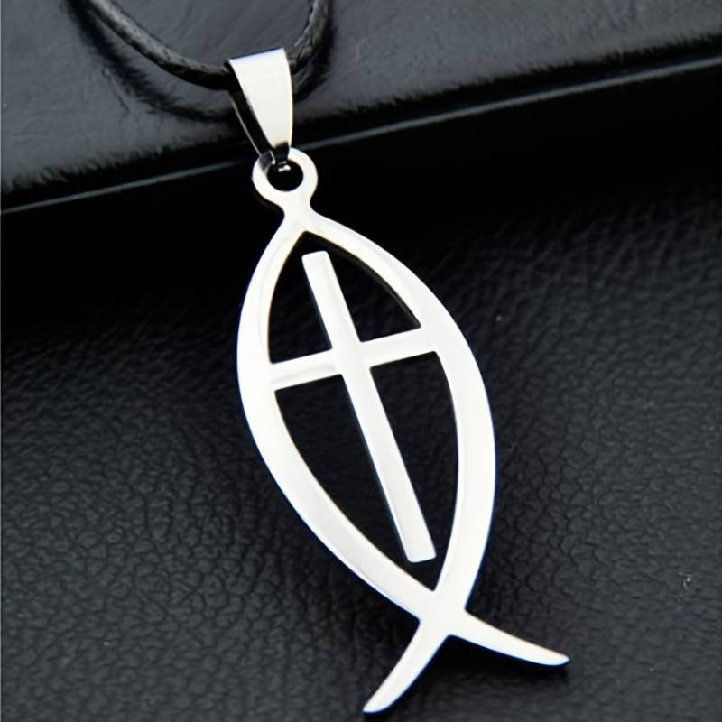 1 Piece Cross Jesus Theme Pendant