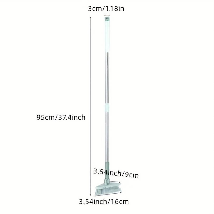 1pc Floor Scrub Brush Shower Scrubber Cleaning Bath Tub And Tile Scrubber Brush Long Handle Det