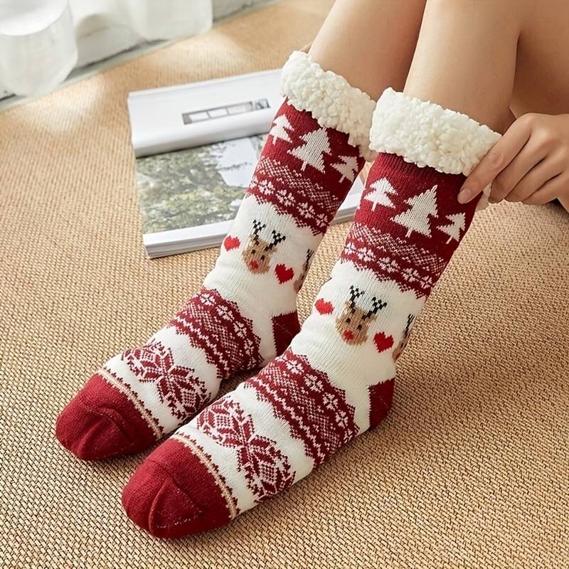 1Pairs Sock Red
