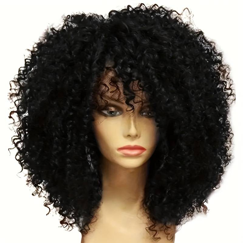 1Pc Black 40.64cm Fashion Design Wig
