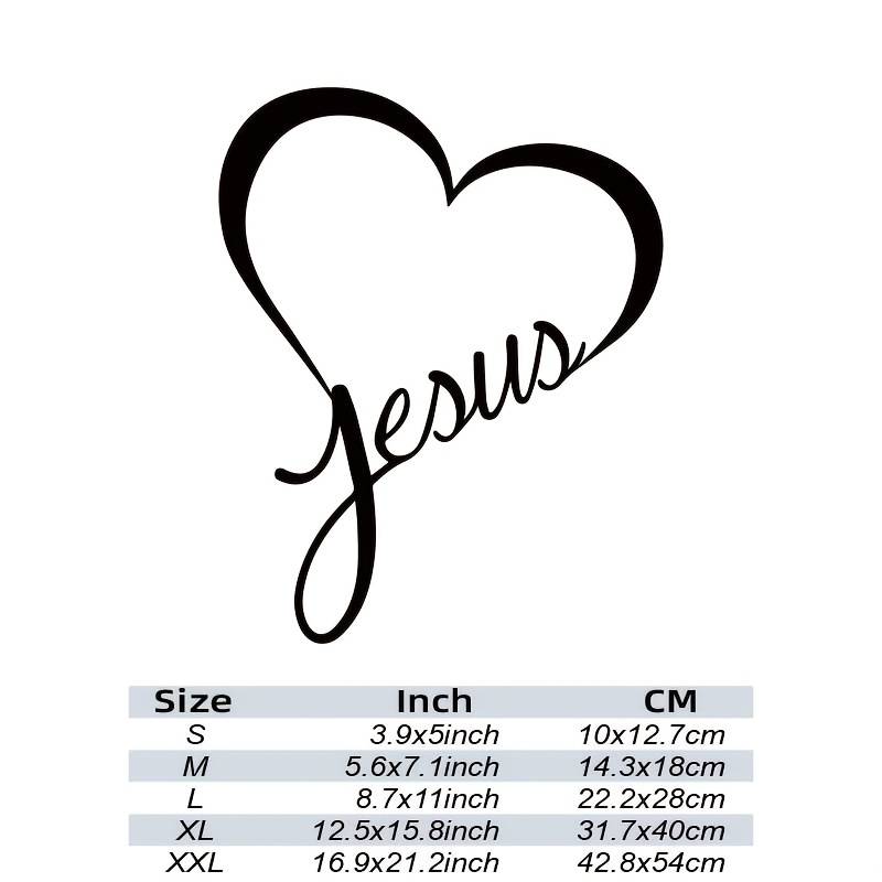 1pc MultiColor Jesus Christian Themed Stickers