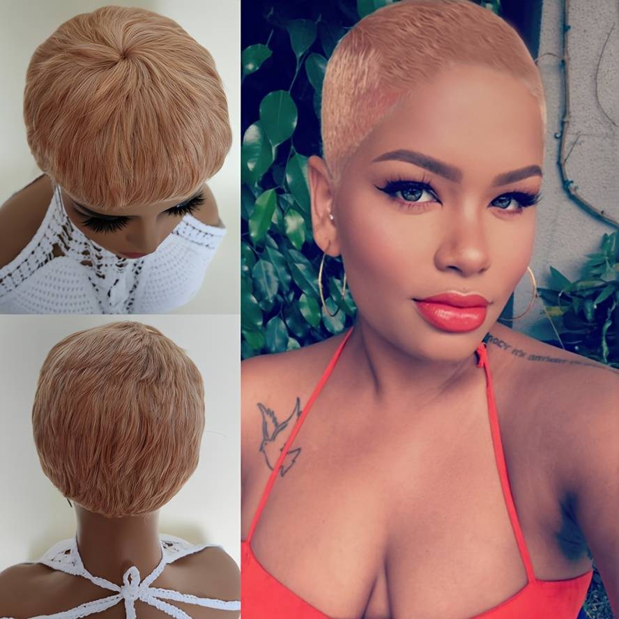 1Pc Fluorescent Yellow 10.16cm Fashion Design Wig