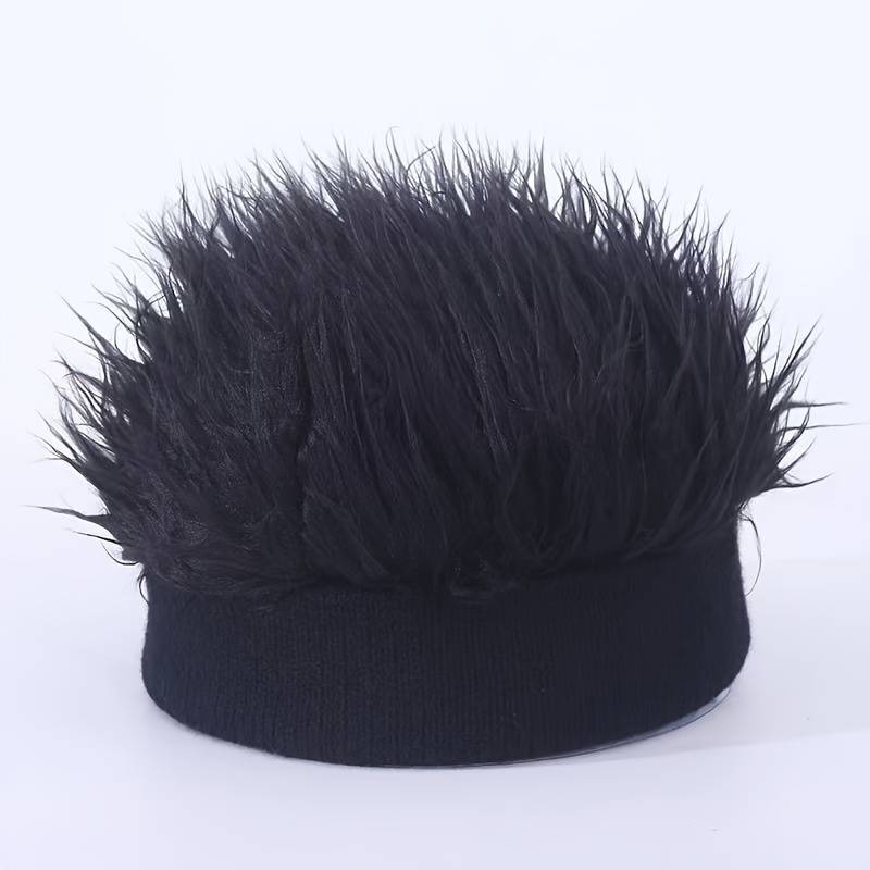 1pc Vintage-Inspired Men's Brimless Hat in Gray White Retro Street Style Performance Access