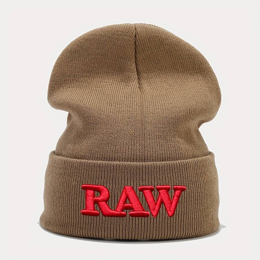 1pc RAW Embroidered Beanie Ideal Choice For Gifts