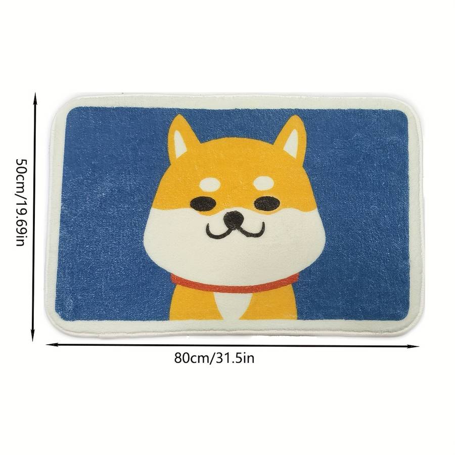 1Pc 50x120cm Puppy Pattern Floor Mat