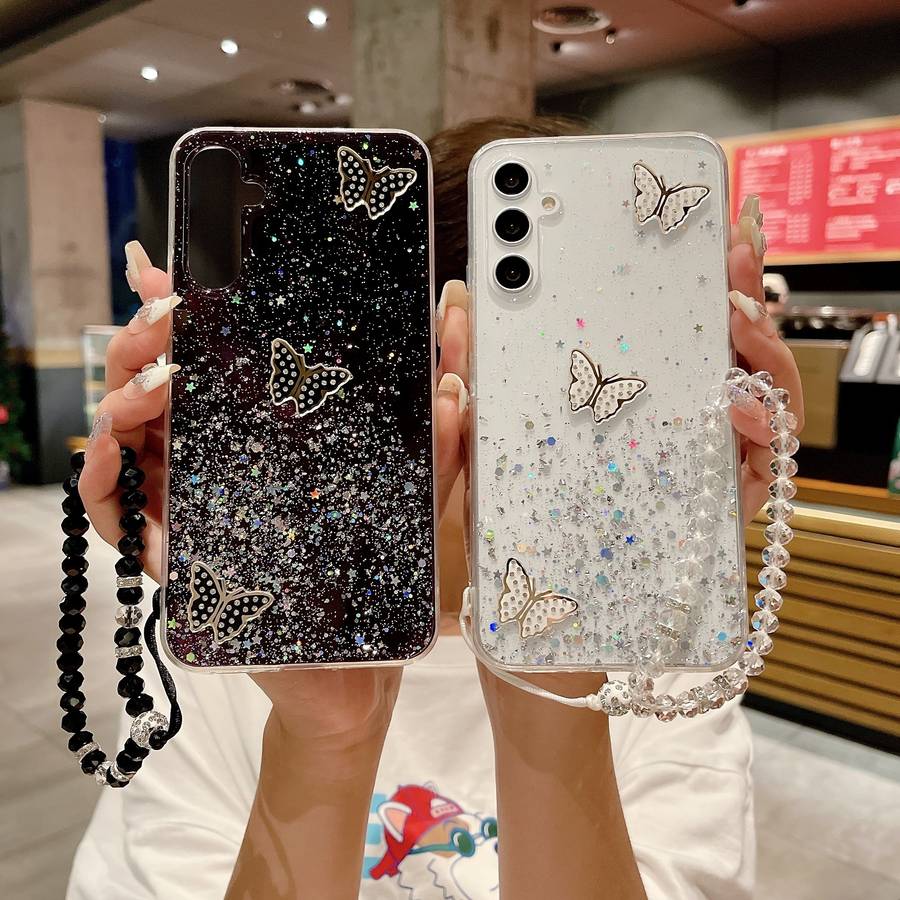 1pc White For Samsung Galaxy A15 Phone Cases