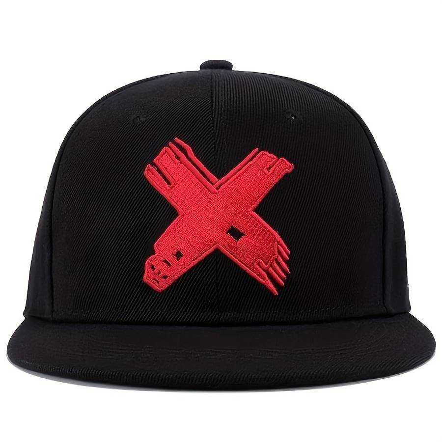 X Label Embroidery Baseball Cap Solid Color Adjustable Snapback Hats Hip Hop Unisex Casual Dad