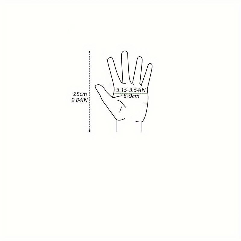 1 Pair Green Warm Gloves