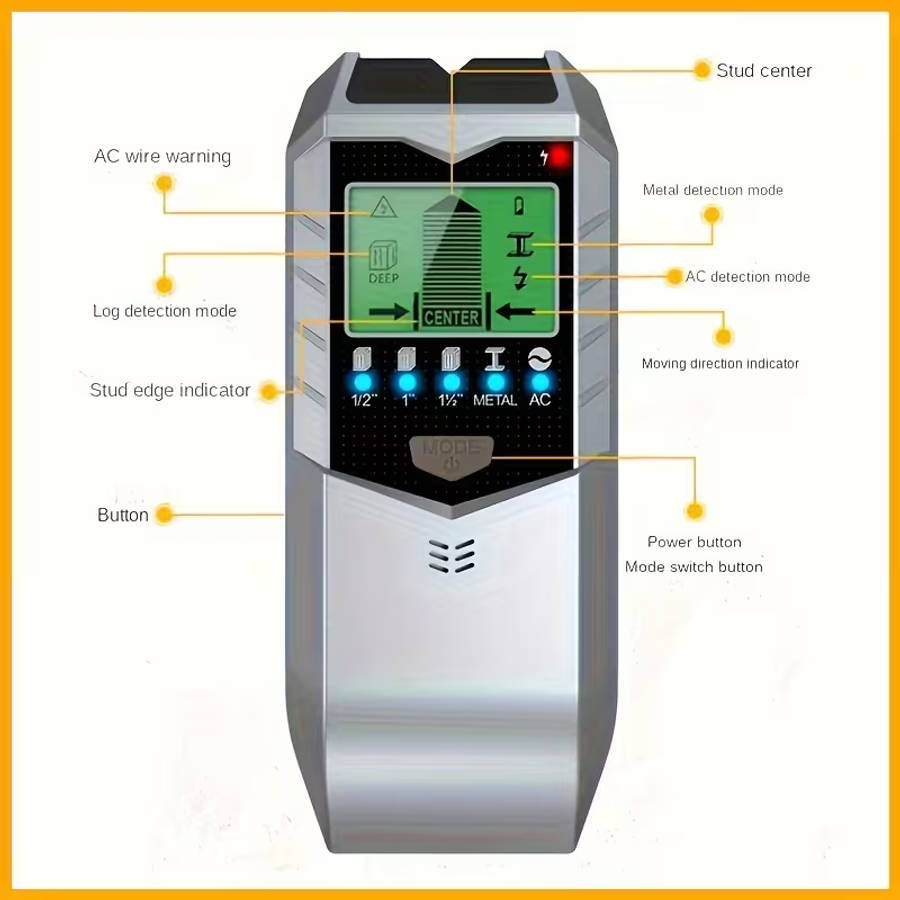 SH402 5-in-1 Multifunction Wall Detector