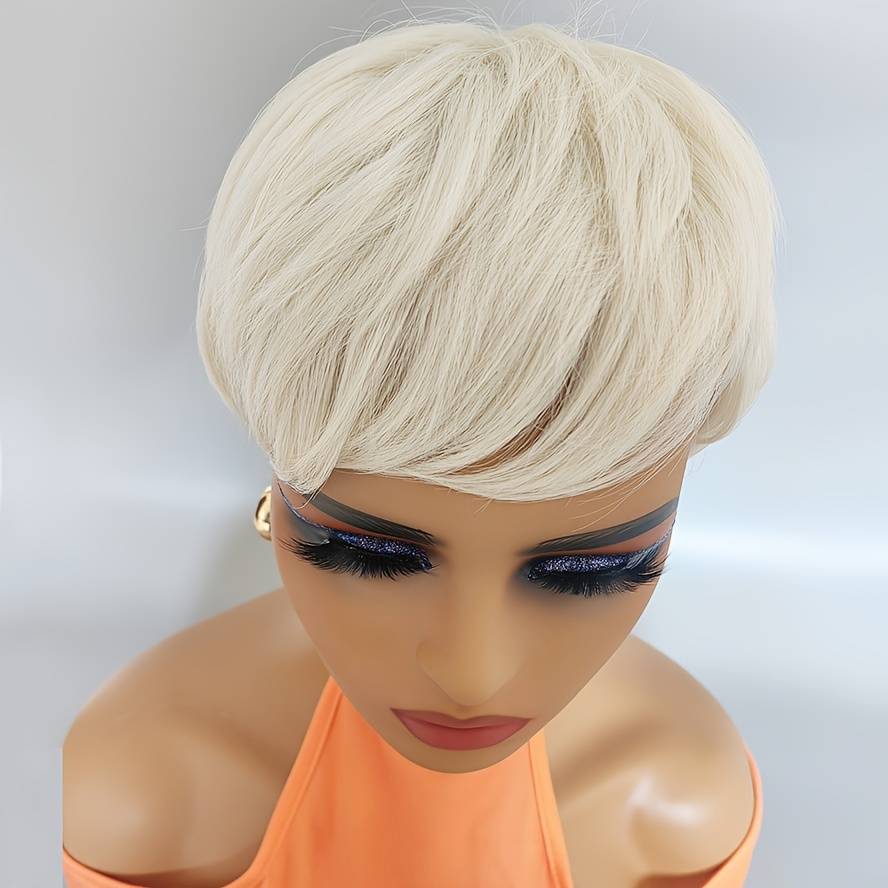 1Pc Dark Brown 15.24cm Fashion Design Wig