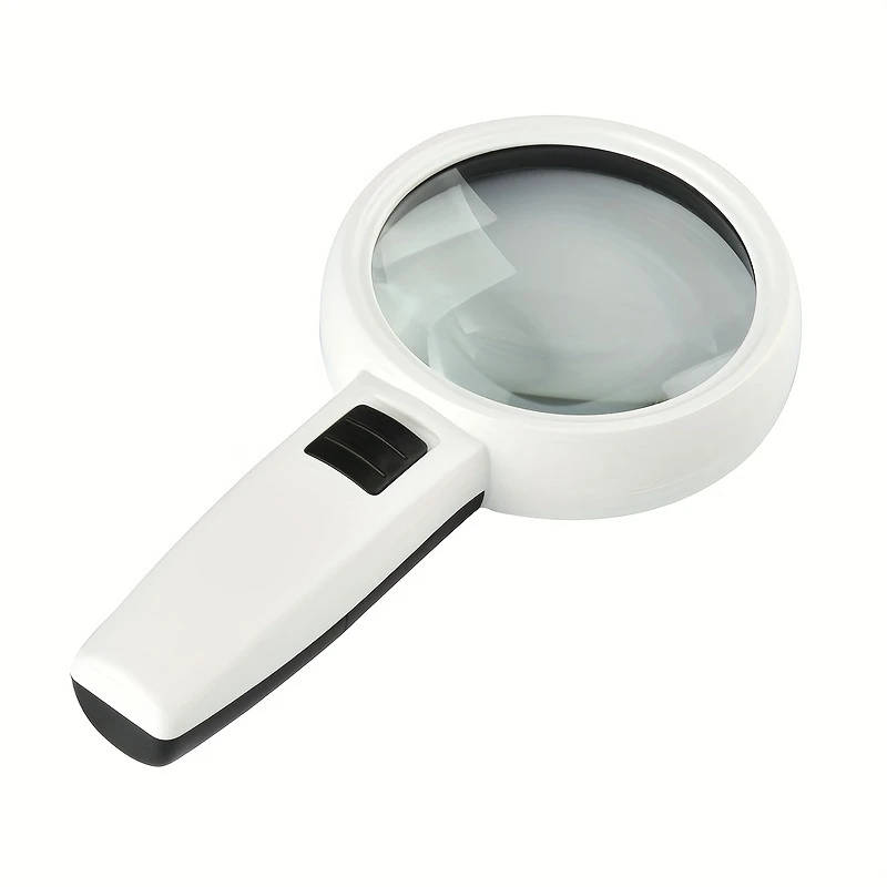 1pc 45X 11cm 3 LED Light Magnifying Glass Lens Mini Pocket Handheld Microscope Jewelry Loupe