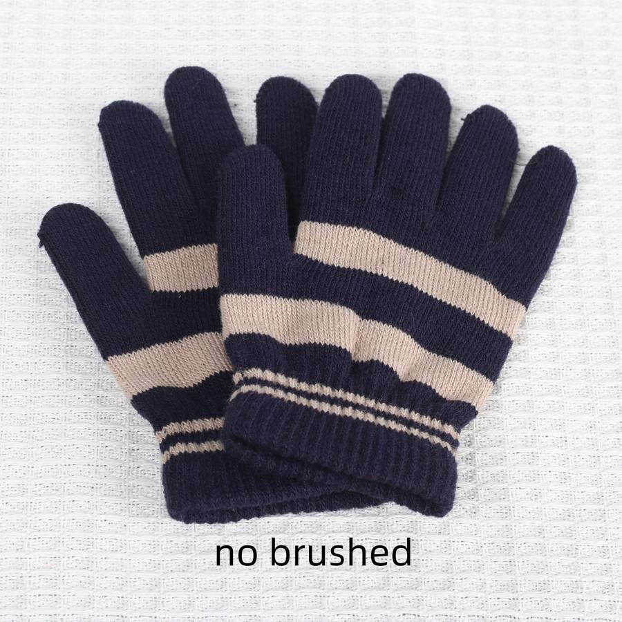 1 Pair Shangqing Plus Camel Style Ordinary No Velvet Warm Gloves