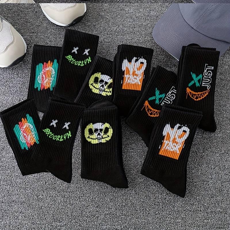 Sock Black Mix Group 2 5Pairs  One Size